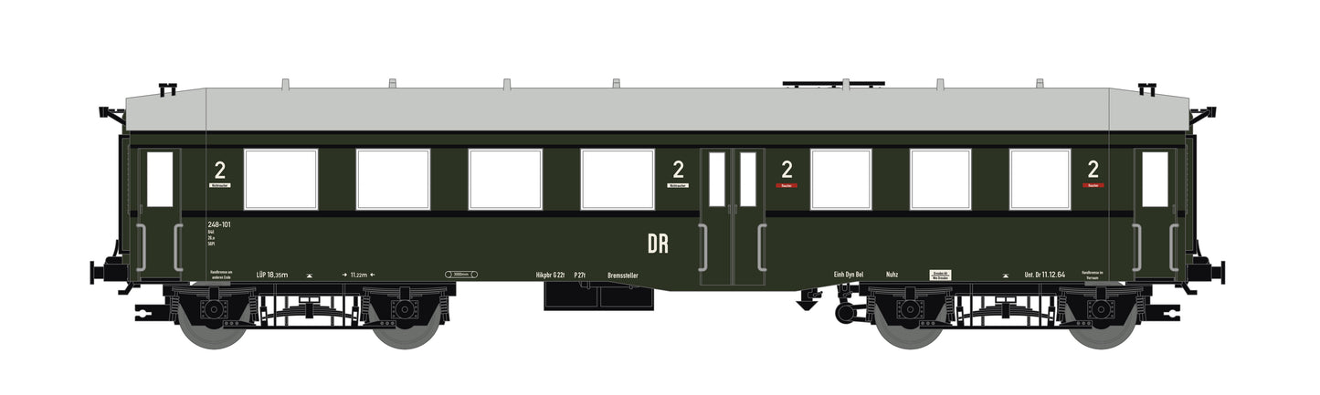 120004-2 Reisezugwagen "Altenberg" 2.Kl. DR Epoche III