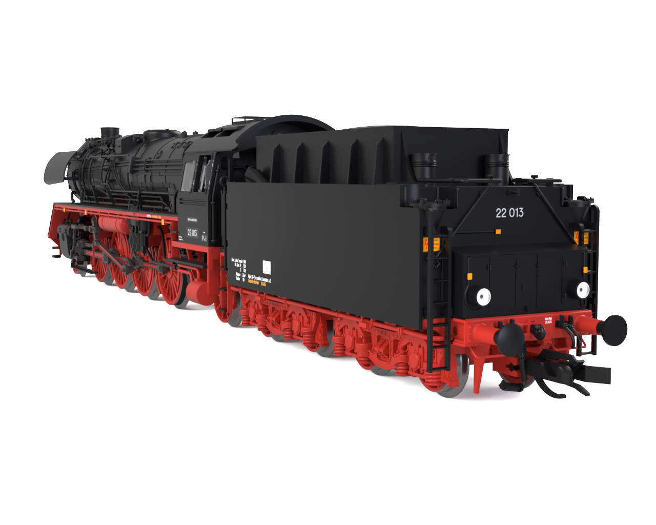 120123 Dampflok BR22 T34-Tender, DR III, Sound