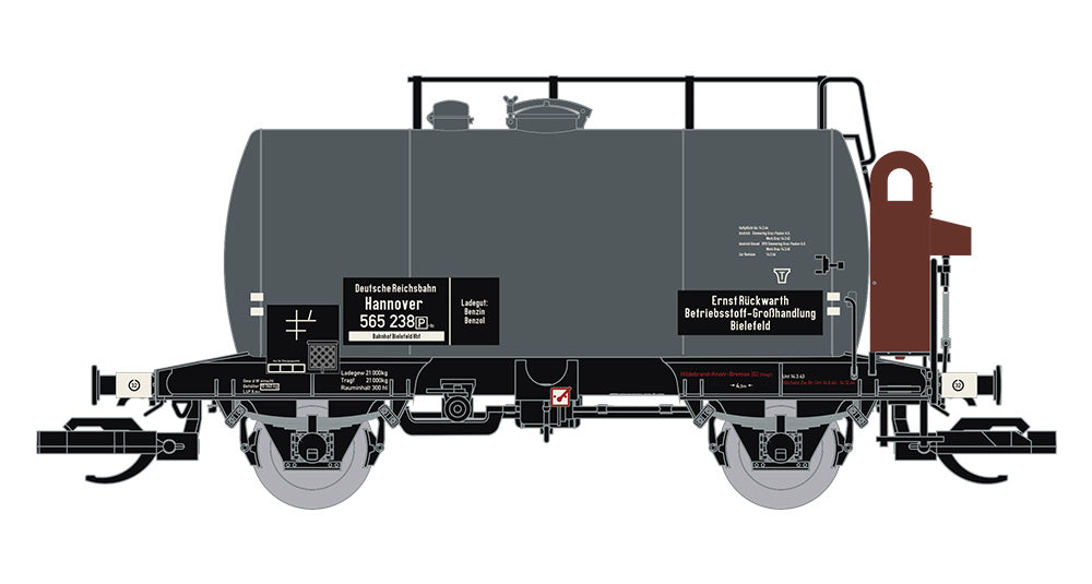 120113-2 - Kesselwagen Deutz mit Bremserhaus, DRG Ep.II