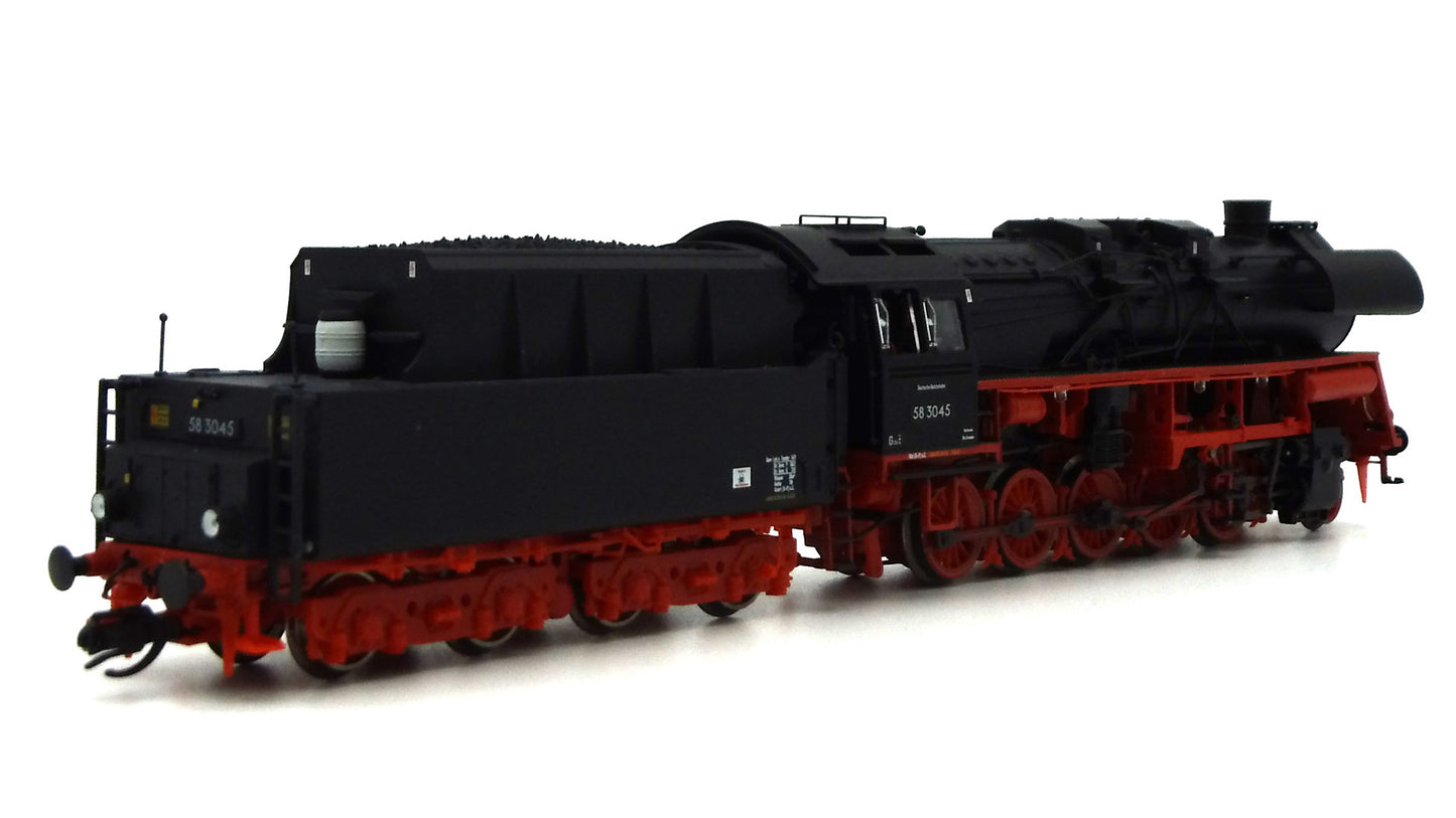 120129 Dampflok BR58.30 T28-Tender, DR III, DC-Sound