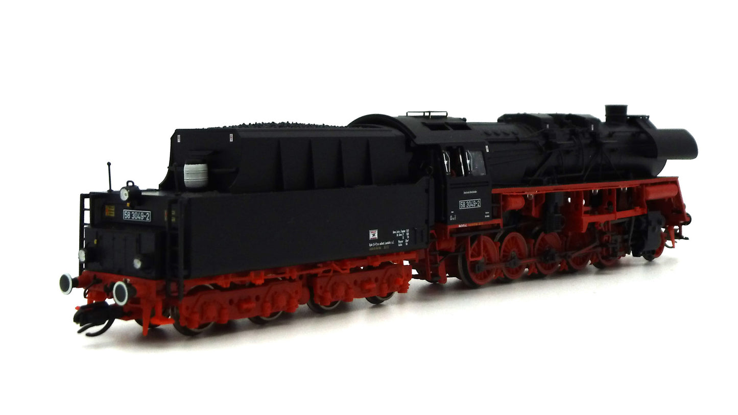120131 Dampflok BR58.30 T28-Tender, DR IV, DC-Sound