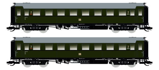 87181 H0 2er Set Personenwagen C4Ü Sa 07, DR Ep.III