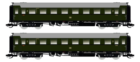 87185 H0 2er Set Personenwagen C4Ü Sa 07, DB Ep.III