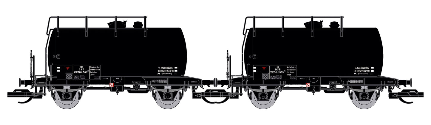 120147 TT 2er Set Kesselwagen Deutz DSB Ep.III