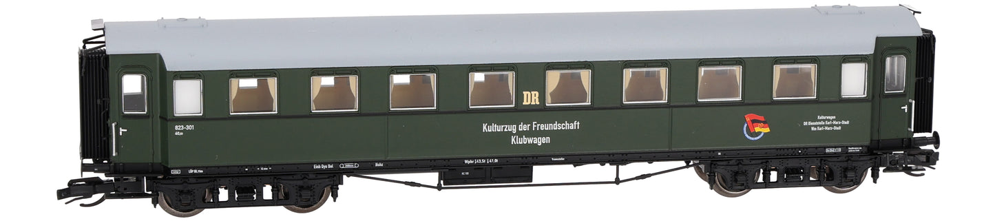 120222 TT Personenwagen C4Ü Sa 07 mit Beleuchtung, "Kulturzug", DR Ep.III