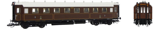 120224 TT Personenwagen C4Ü Sa 07 Zugschluss mit Beleuchtung K.Sächs.Sts.E.B. Ep.I
