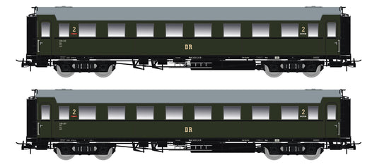 87181 H0 2er Set Personenwagen C4Ü Sa 07, DR Ep.III