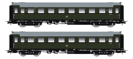 87185 H0 2er Set Personenwagen C4Ü Sa 07, DB Ep.III