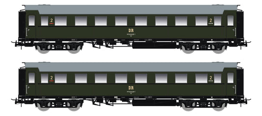 87195 H0 2er Set Personenwagen C4Ü Sa 07, DR Ep.IV