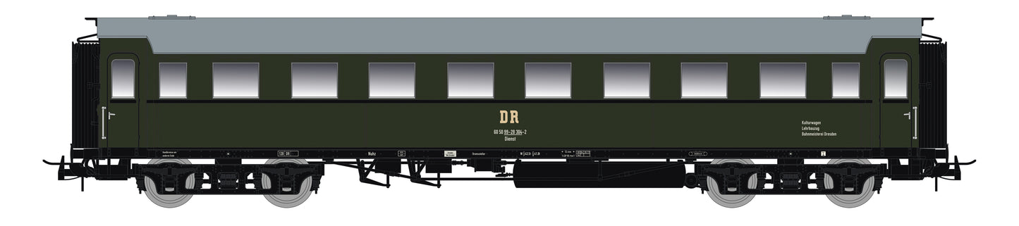 87198 H0 Personenwagen C4Ü Sa 07 mit Beleuchtung, DR Ep.IV