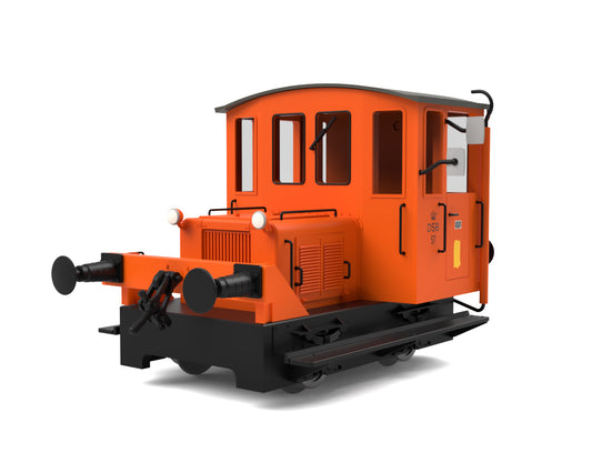 87231 H0 Rangiertraktor 57 Orange, DSB Ep. IV DC-Analog