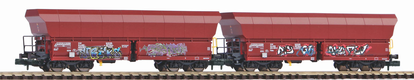 Piko 40716 2er Set Schüttgutwagen Falns mit Graffiti OnRail VI