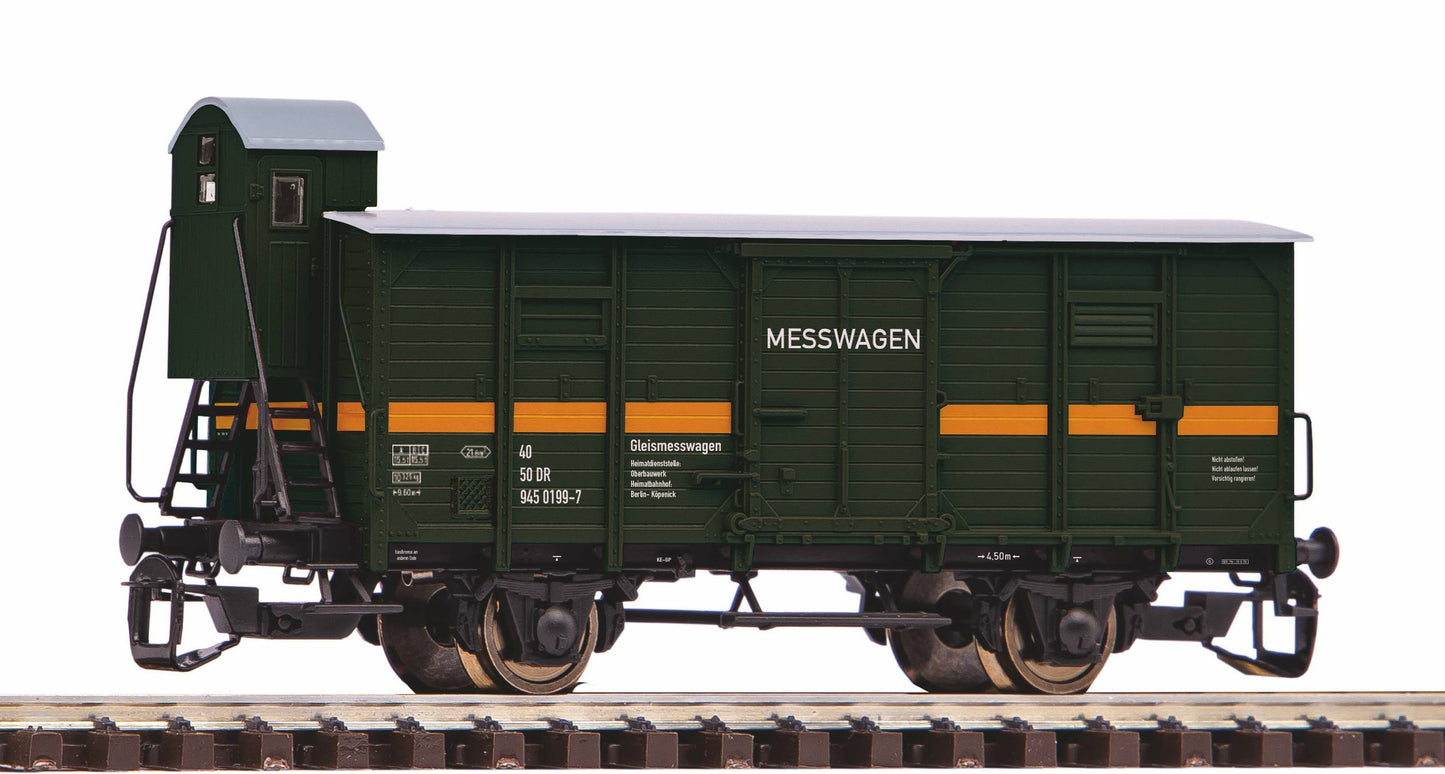 Piko 47770 Messwagen Gedeckter Güterwagen G02 DR IV mit Bremserhaus
