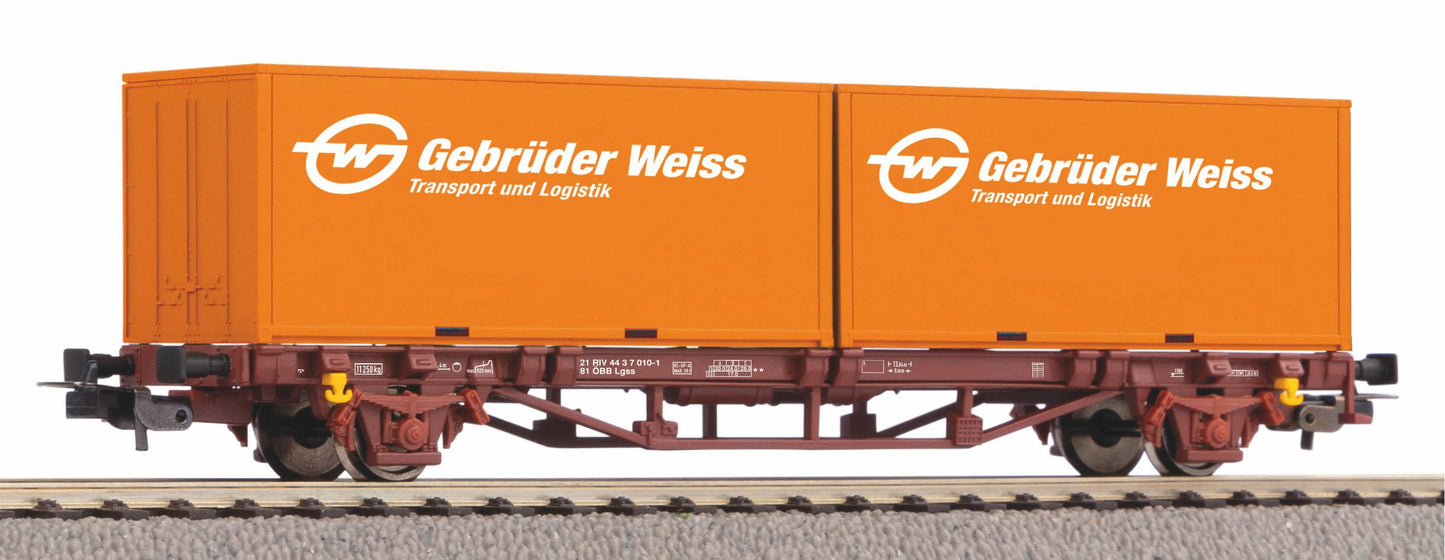 Piko 97151 Containertragwagen Lgs579 ÖBB V "Gebr. Weiss"