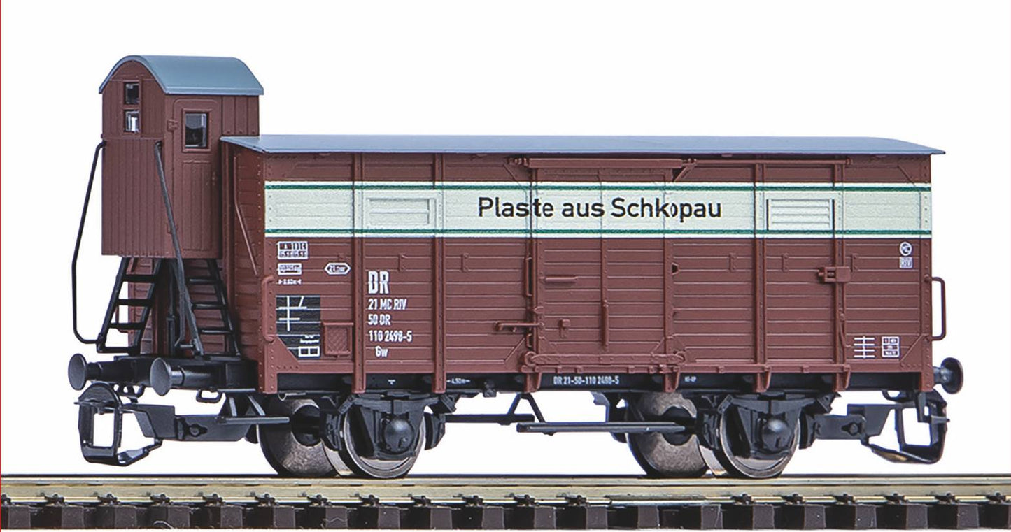 Piko 47762 Gedeckter Güterwagen G02 DR III mit Bremserhaus